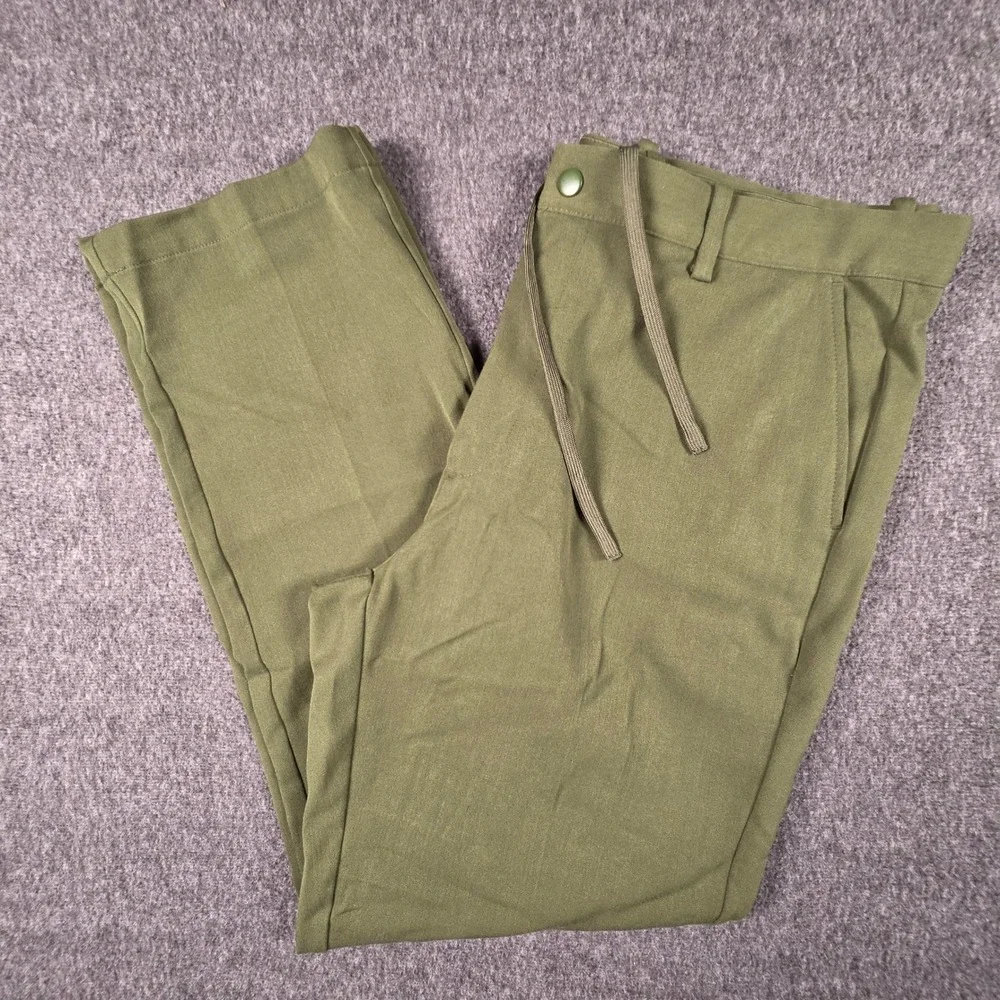 Quince Ultra-Stretch 24/7 Smart Chino Pants Mens 35x30 Chive Green LB106050